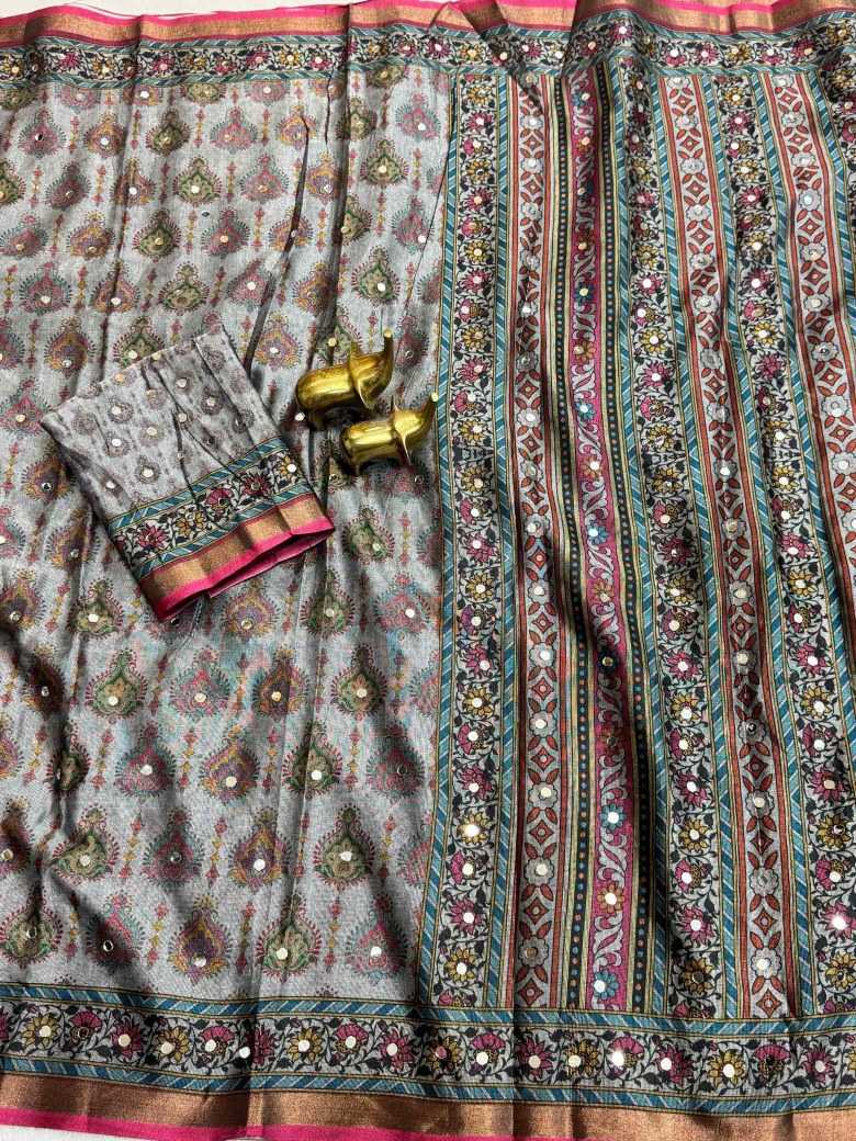 YNF Wholesale Silk Printed Silk Saree KESH187 Darpita | Surat Manufacturer