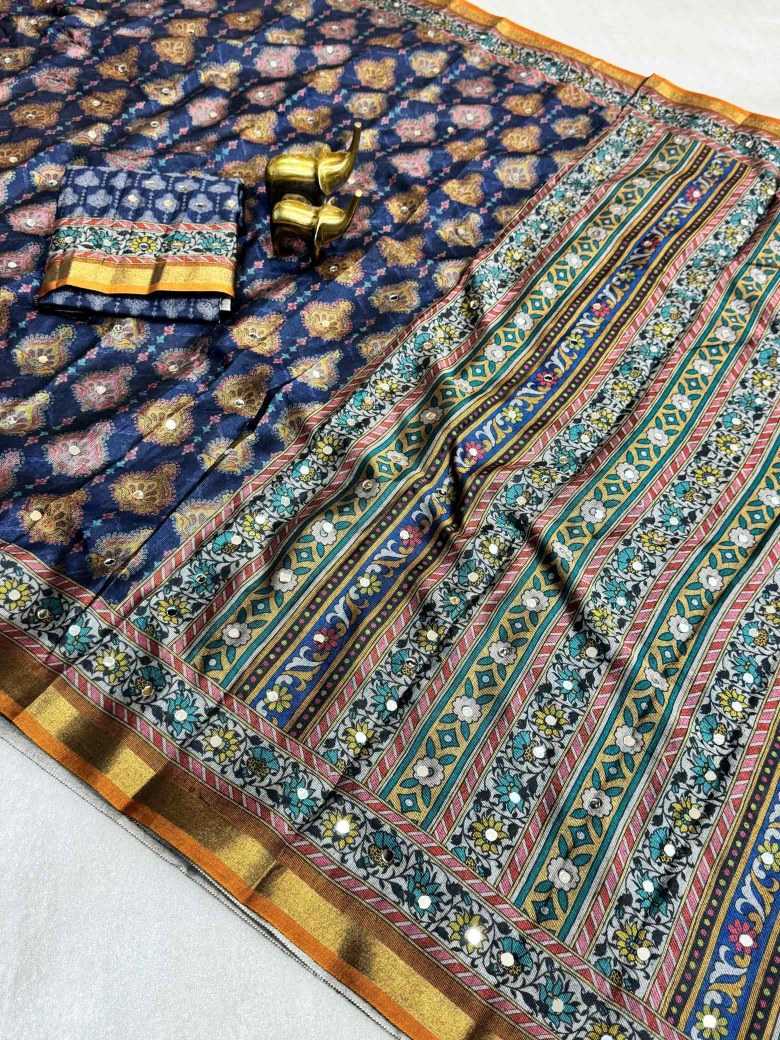 YNF Wholesale Silk Printed Silk Saree KESH187 Darpita | Surat Manufacturer