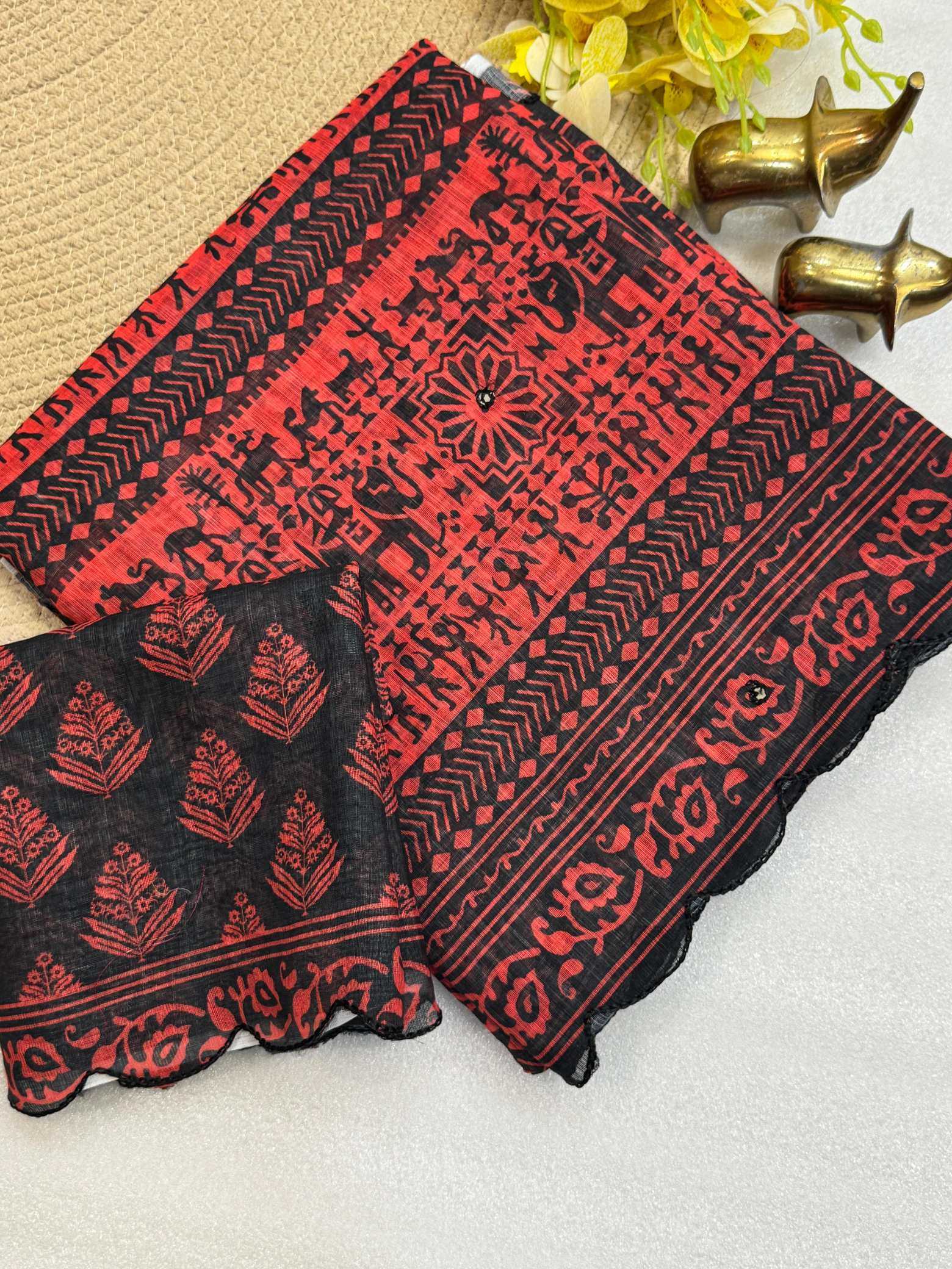 YNF Wholesale Cotton Fancy Sarees KESH187 Gajraj | Surat Manufacturer