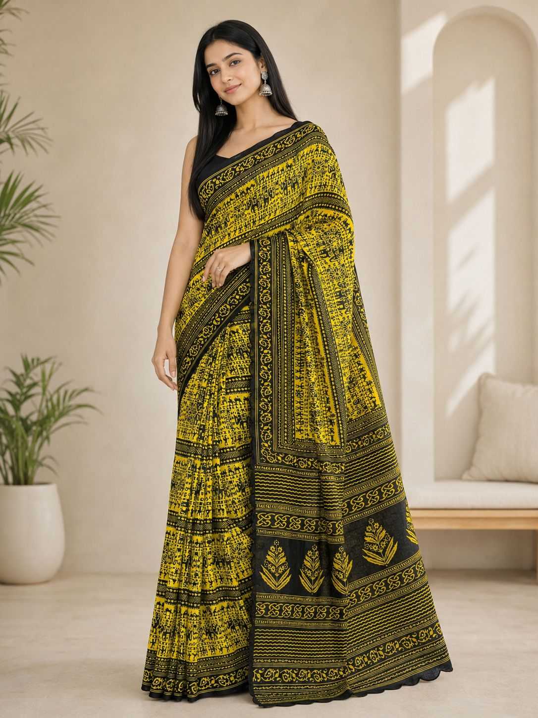 YNF Wholesale Cotton Fancy Sarees KESH187 Gajraj | Surat Manufacturer