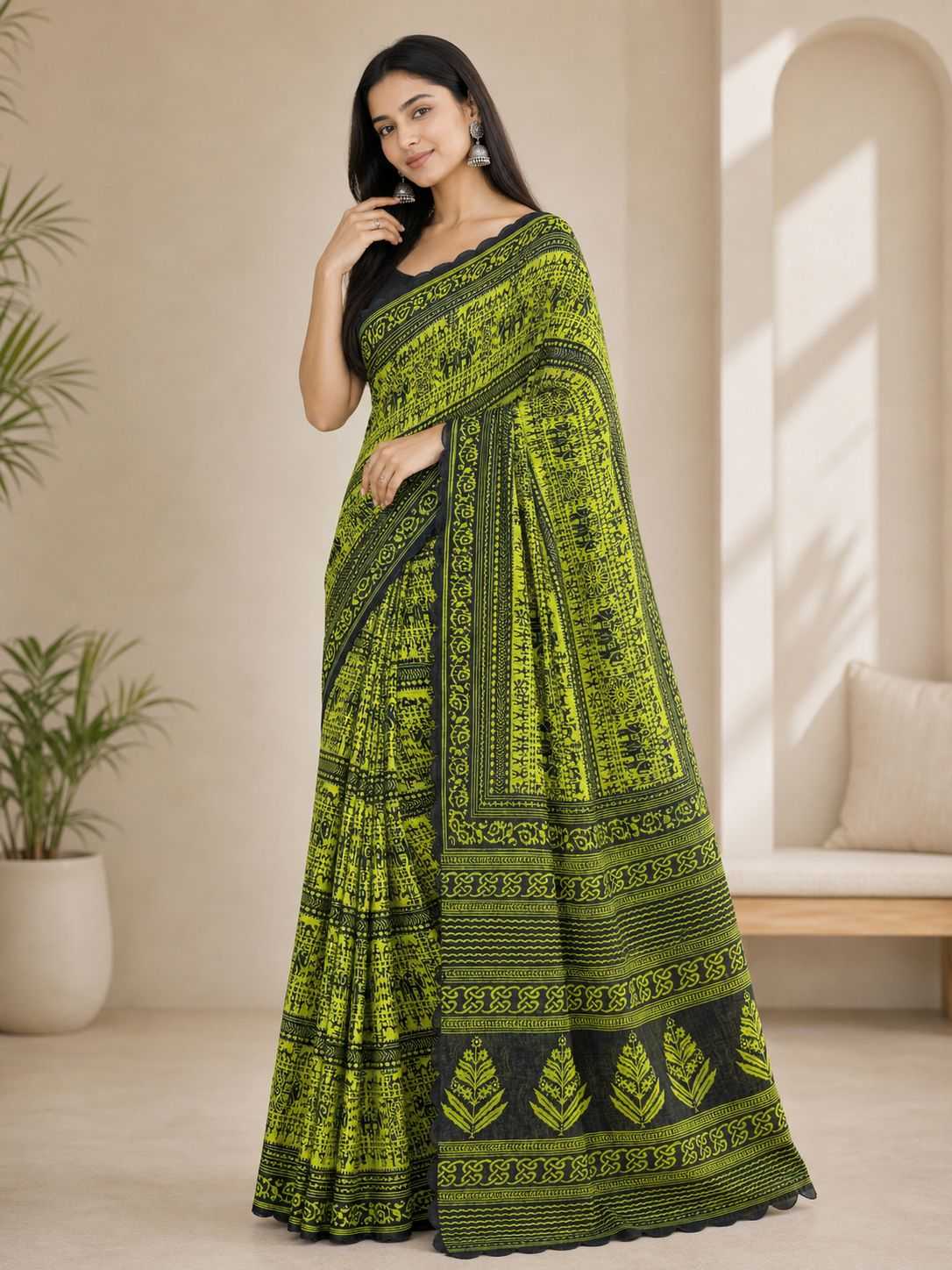 YNF Wholesale Cotton Fancy Sarees KESH187 Gajraj | Surat Manufacturer