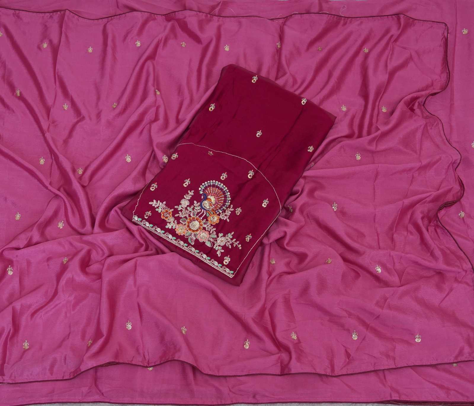 YNF Wholesale Chinon Sequence Sarees KESH202 02 | Surat Manufacturer