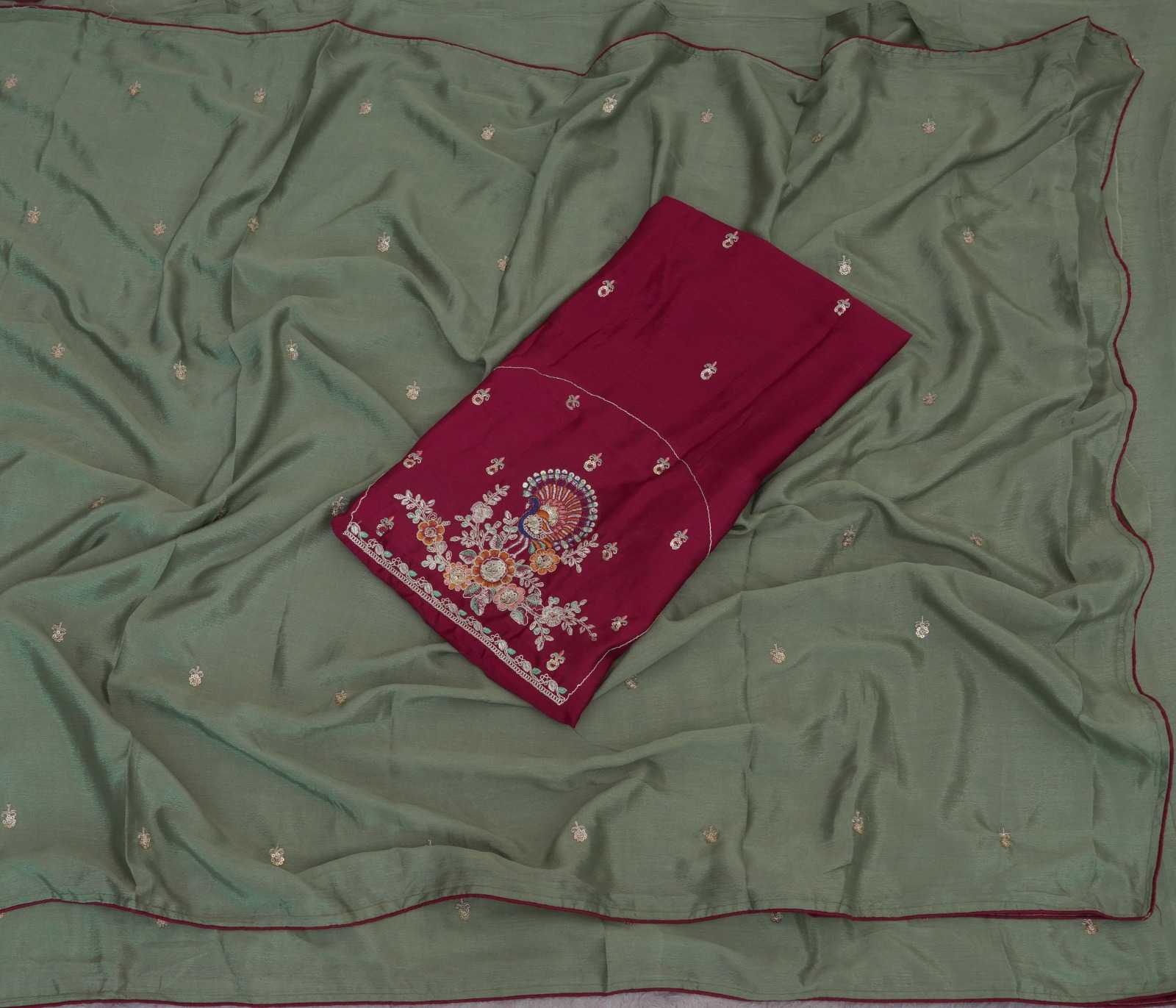 YNF Wholesale Chinon Sequence Sarees KESH202 02 | Surat Manufacturer