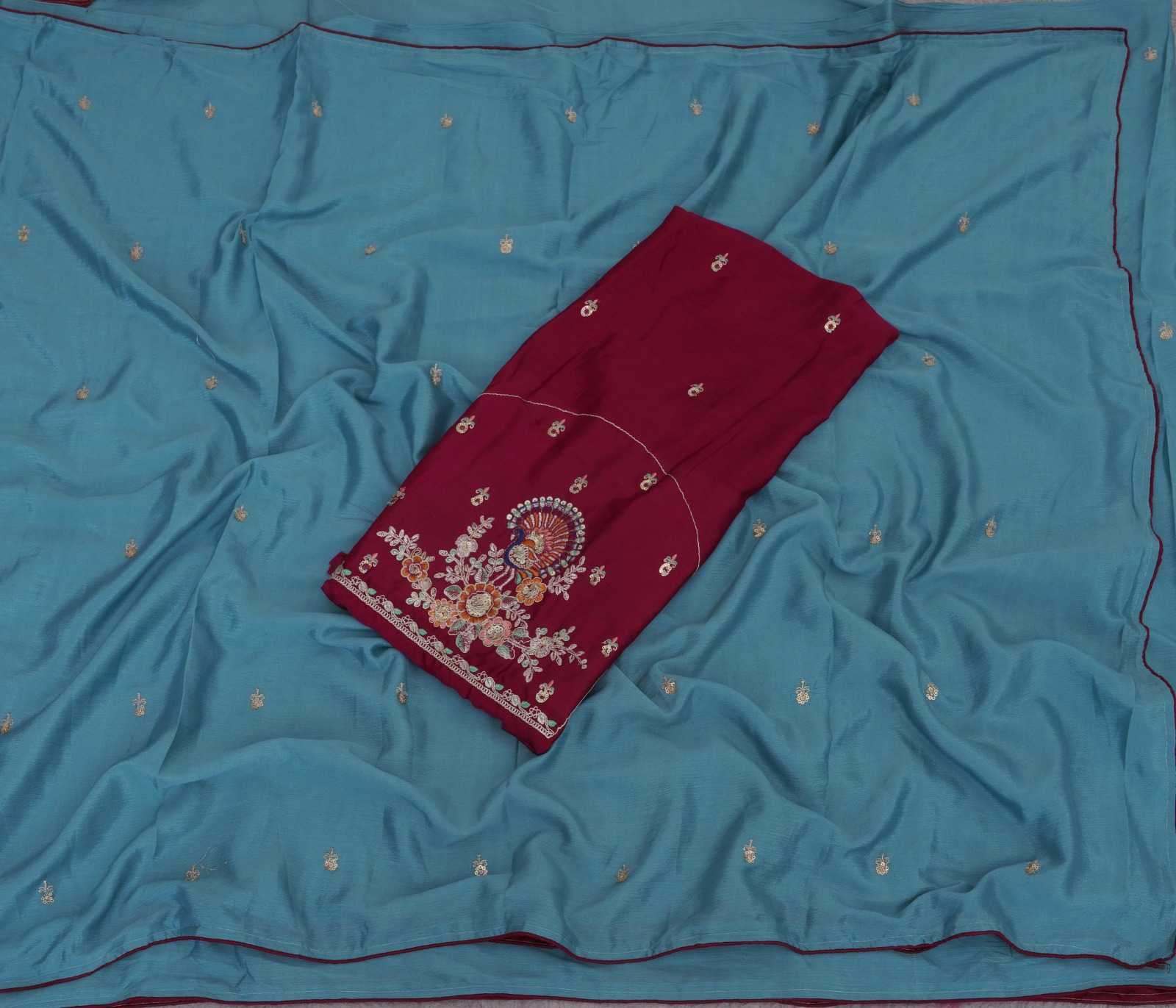 YNF Wholesale Chinon Sequence Sarees KESH202 02 | Surat Manufacturer