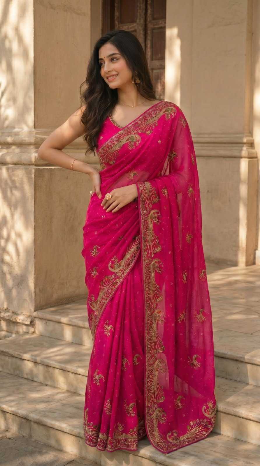 YNF Wholesale Chiffon Chiffon Sarees KESH202 09 | Surat Manufacturer