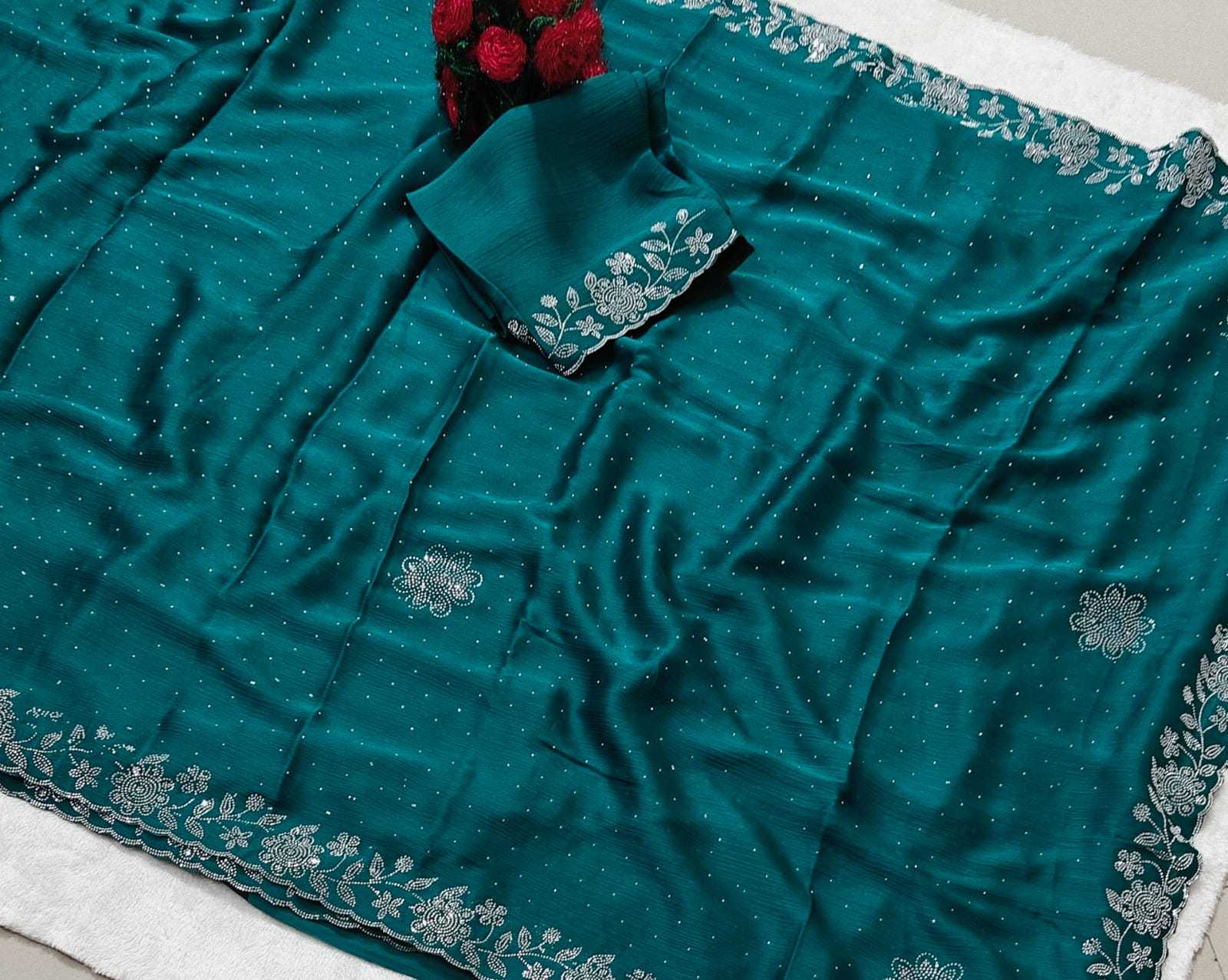 YNF Wholesale Chinon Designer Sarees KESH202 18 | Surat Manufacturer