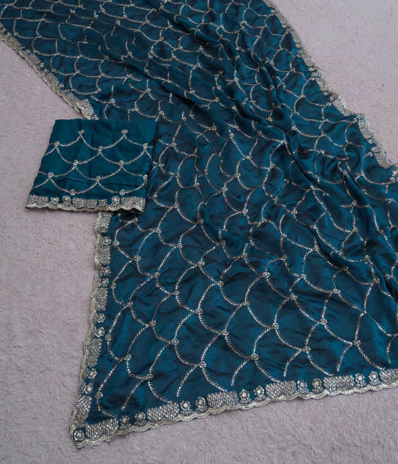 YNF Wholesale Satin Sequence Sarees KESH202 25 | Surat Manufacturer