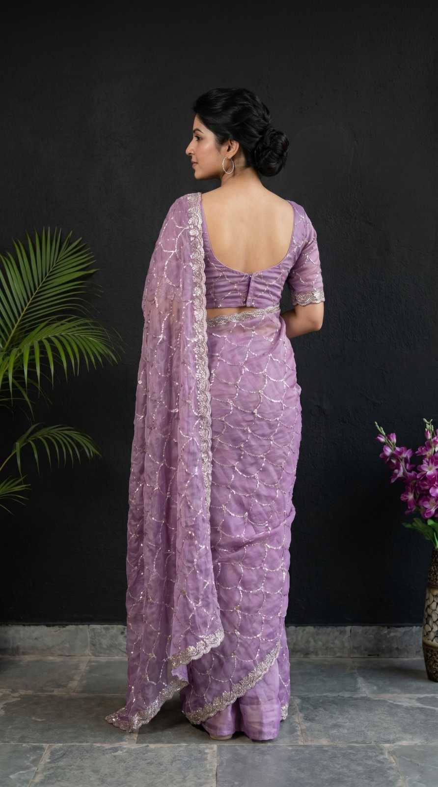 YNF Wholesale Satin Sequence Sarees KESH202 25 | Surat Manufacturer
