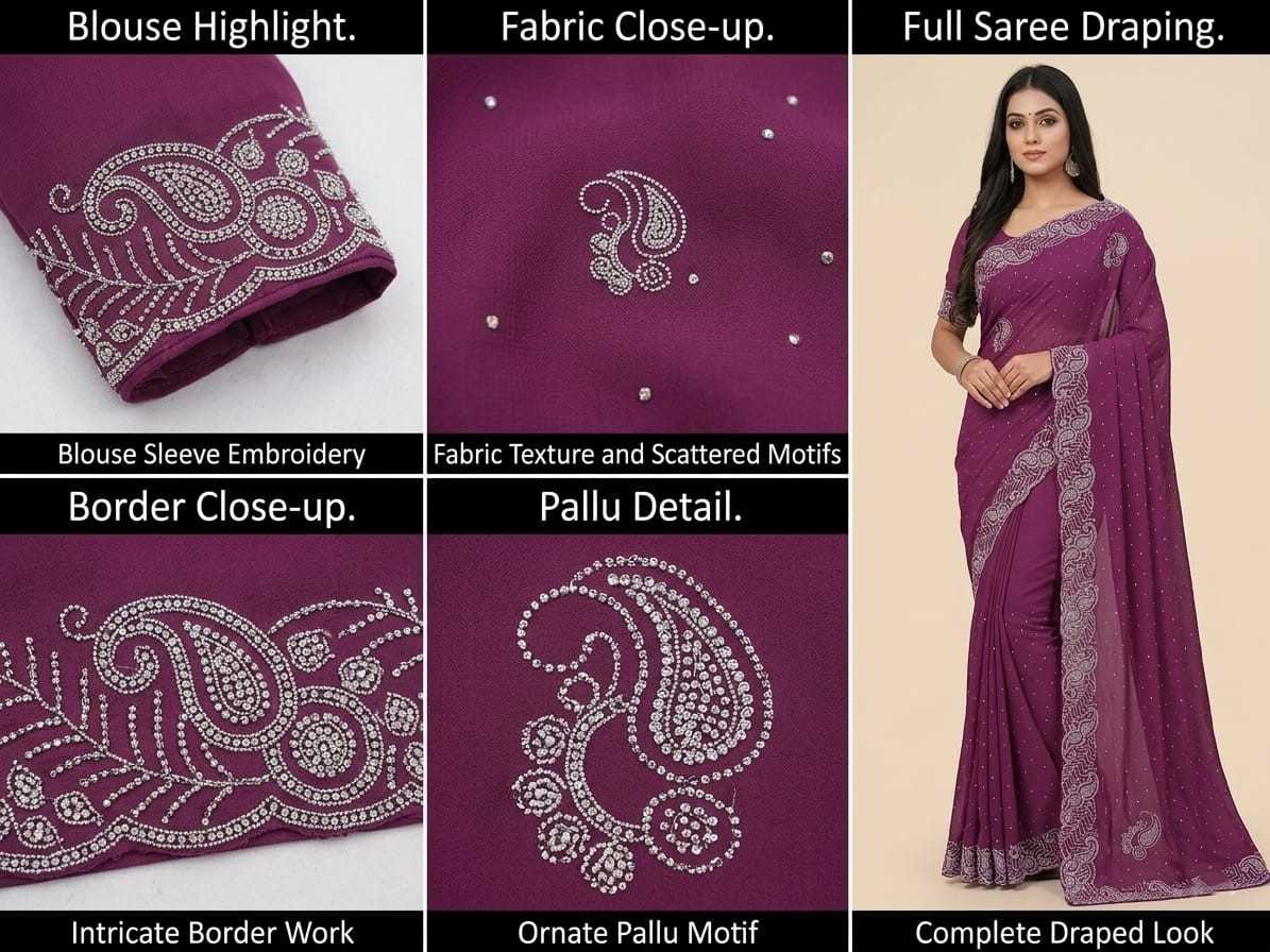 YNF Wholesale Chinon Designer Sarees KESH202 26 | Surat Manufacturer