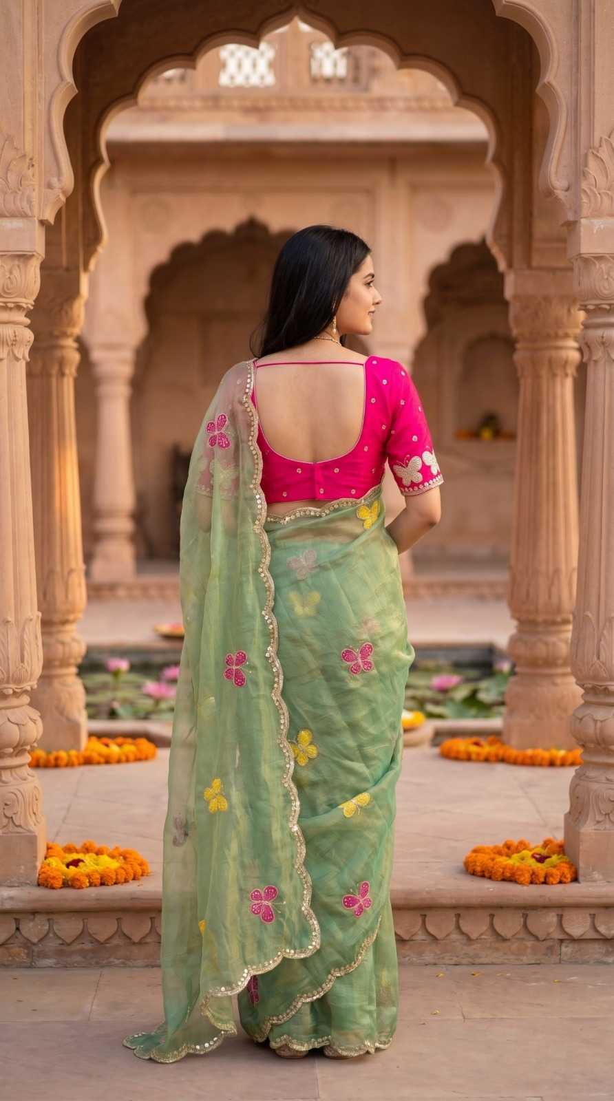 YNF Wholesale Satin Sequence Sarees KESH202 42 | Surat Manufacturer
