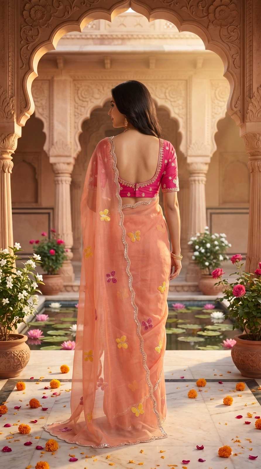 YNF Wholesale Satin Sequence Sarees KESH202 42 | Surat Manufacturer