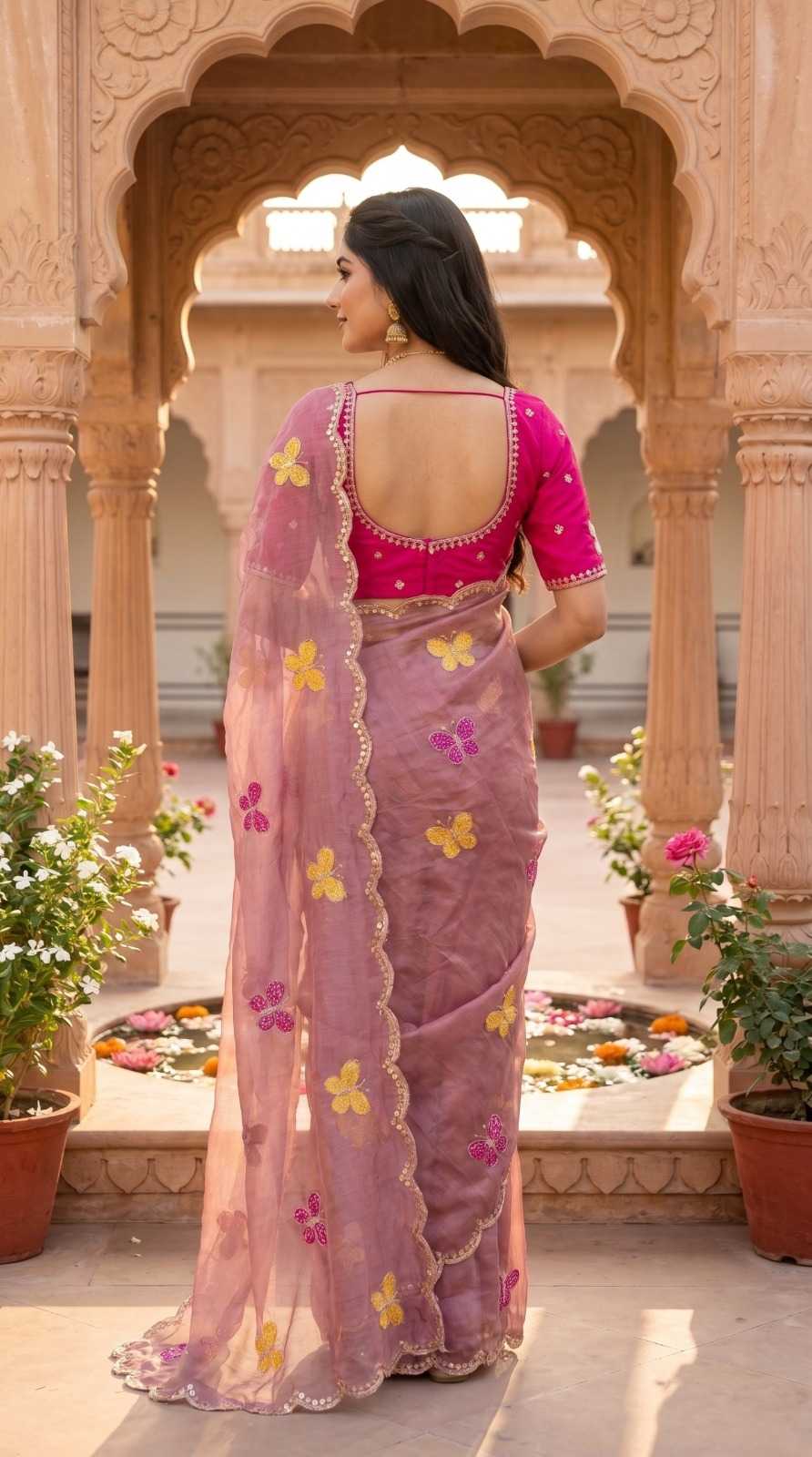 YNF Wholesale Satin Sequence Sarees KESH202 42 | Surat Manufacturer