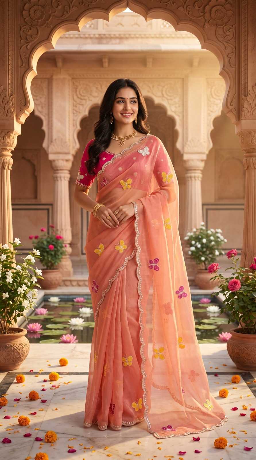 YNF Wholesale Satin Sequence Sarees KESH202 42 | Surat Manufacturer