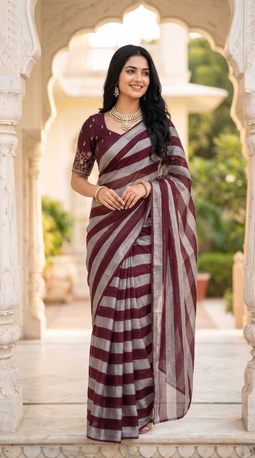 YNF Wholesale Chiffon Sequence Sarees KESH202 52 | Surat Manufacturer