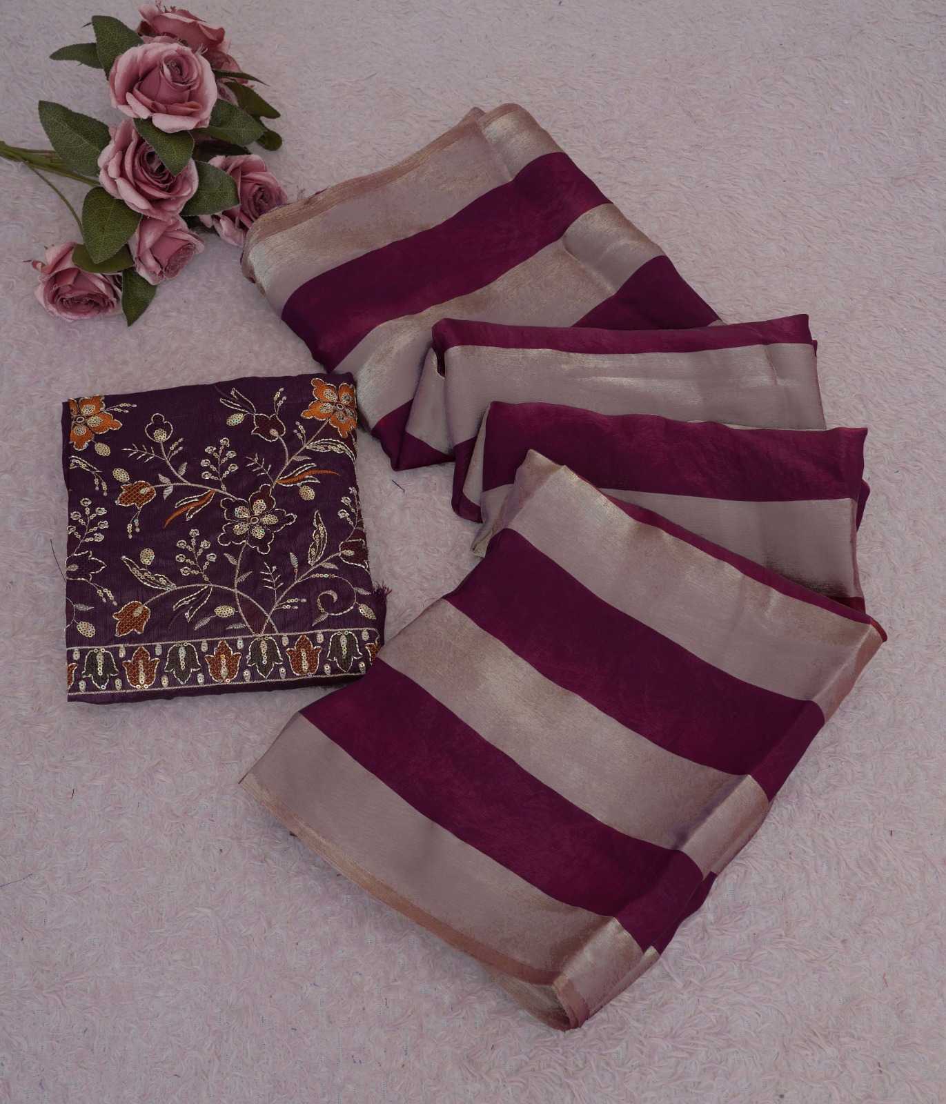 YNF Wholesale Chiffon Sequence Sarees KESH202 52 | Surat Manufacturer