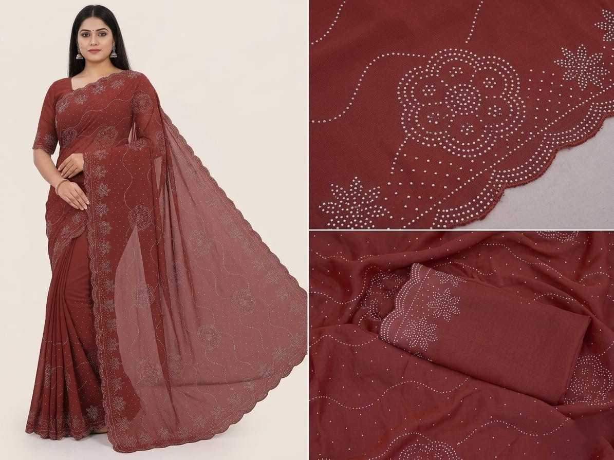 YNF Wholesale Soft Vichitra Designer Sarees KESH202 8 | Surat Manufacturer