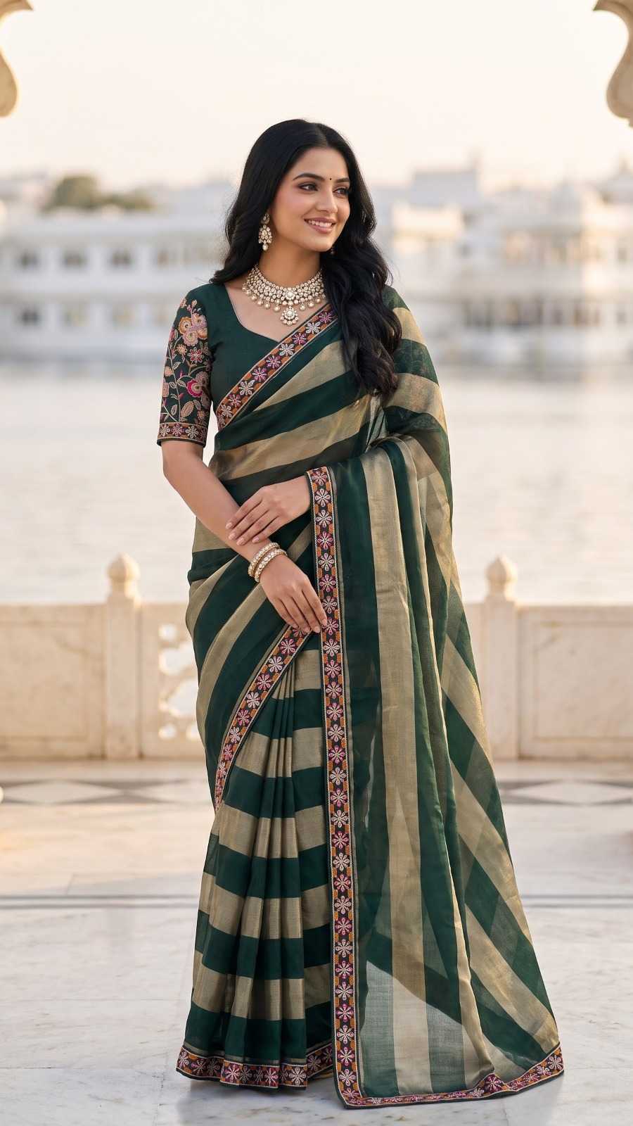 YNF Wholesale Chiffon Designer Sarees KESH20256 | Surat Manufacturer
