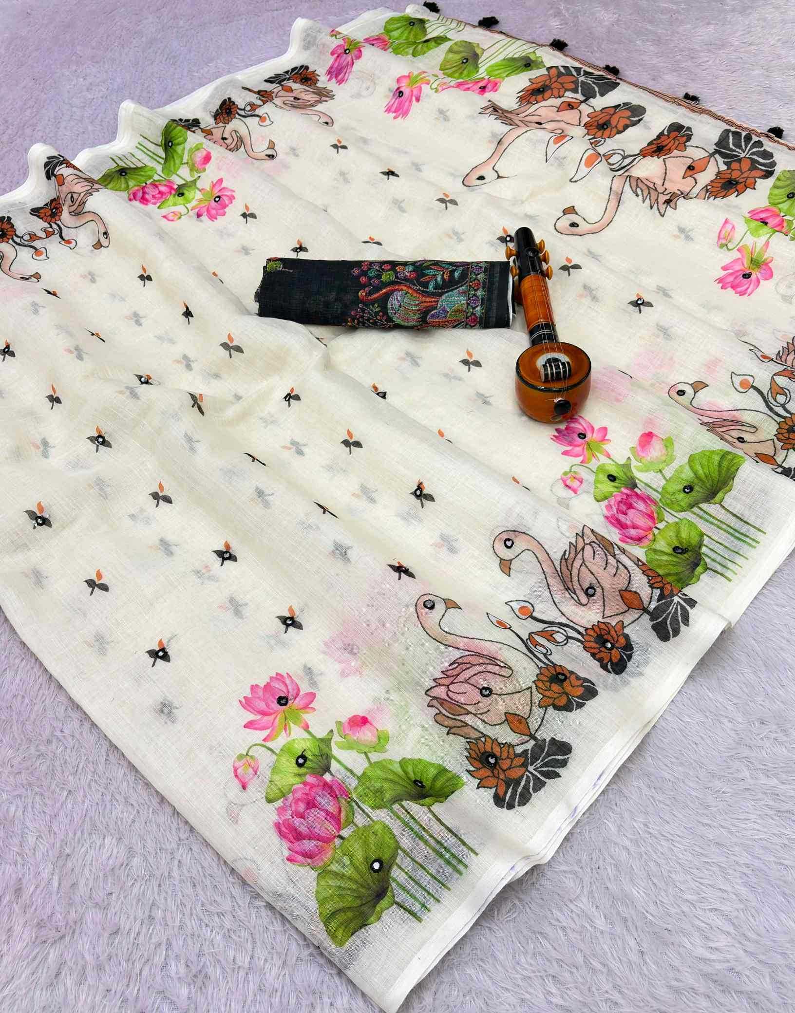 YNF Wholesale Cotton Mirror Work Saree KESH205 Amulya | Surat Manufacturer