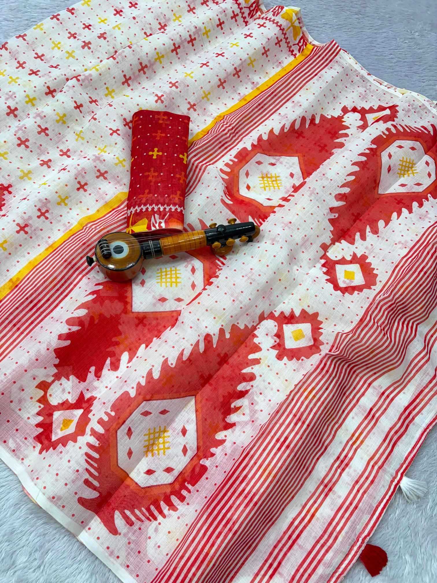 YNF Wholesale Linen Linen Sarees KESH205 Anoushka | Surat Manufacturer