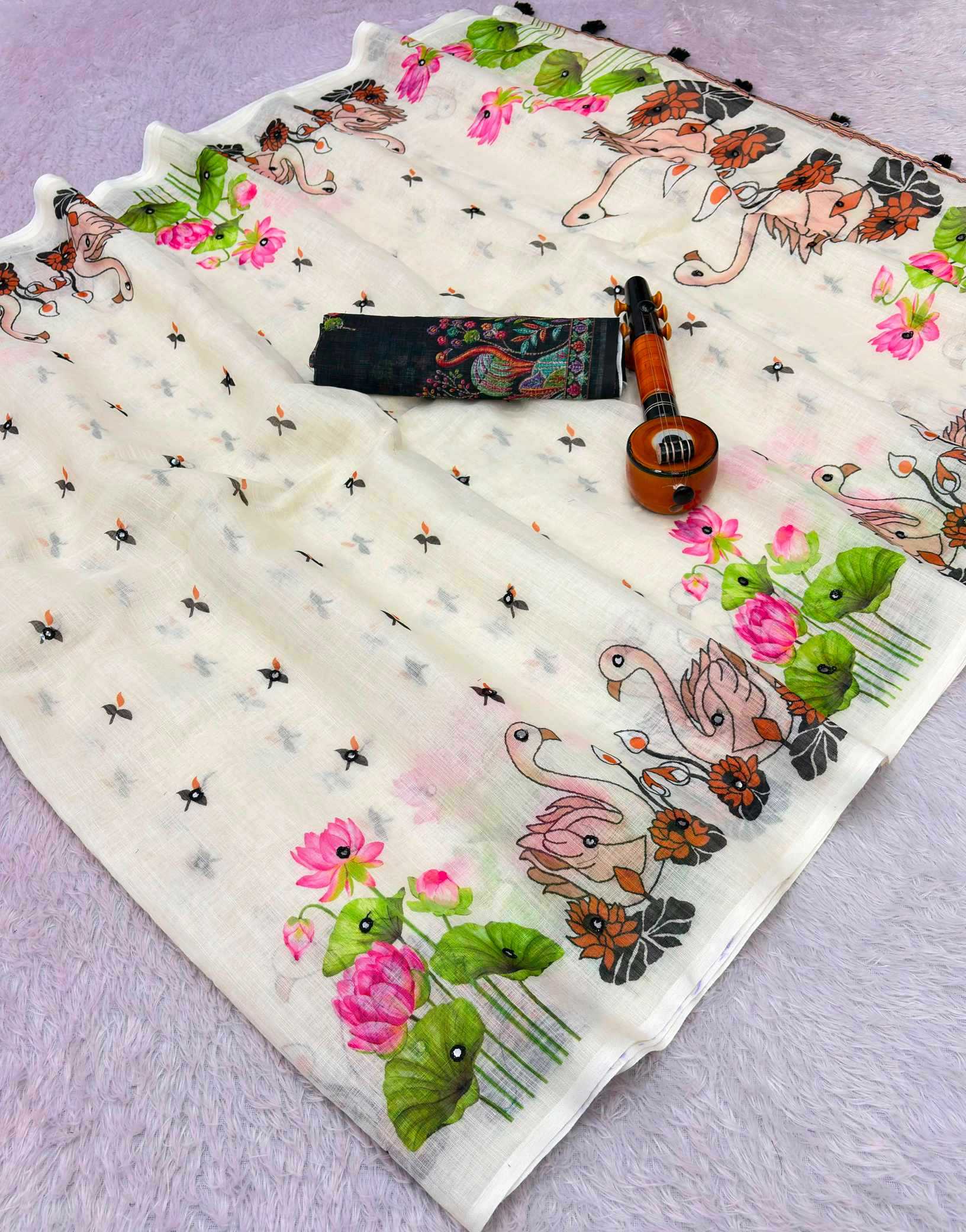 YNF Wholesale Cotton Mirror Work Saree KESH205 Arpana | Surat Manufacturer