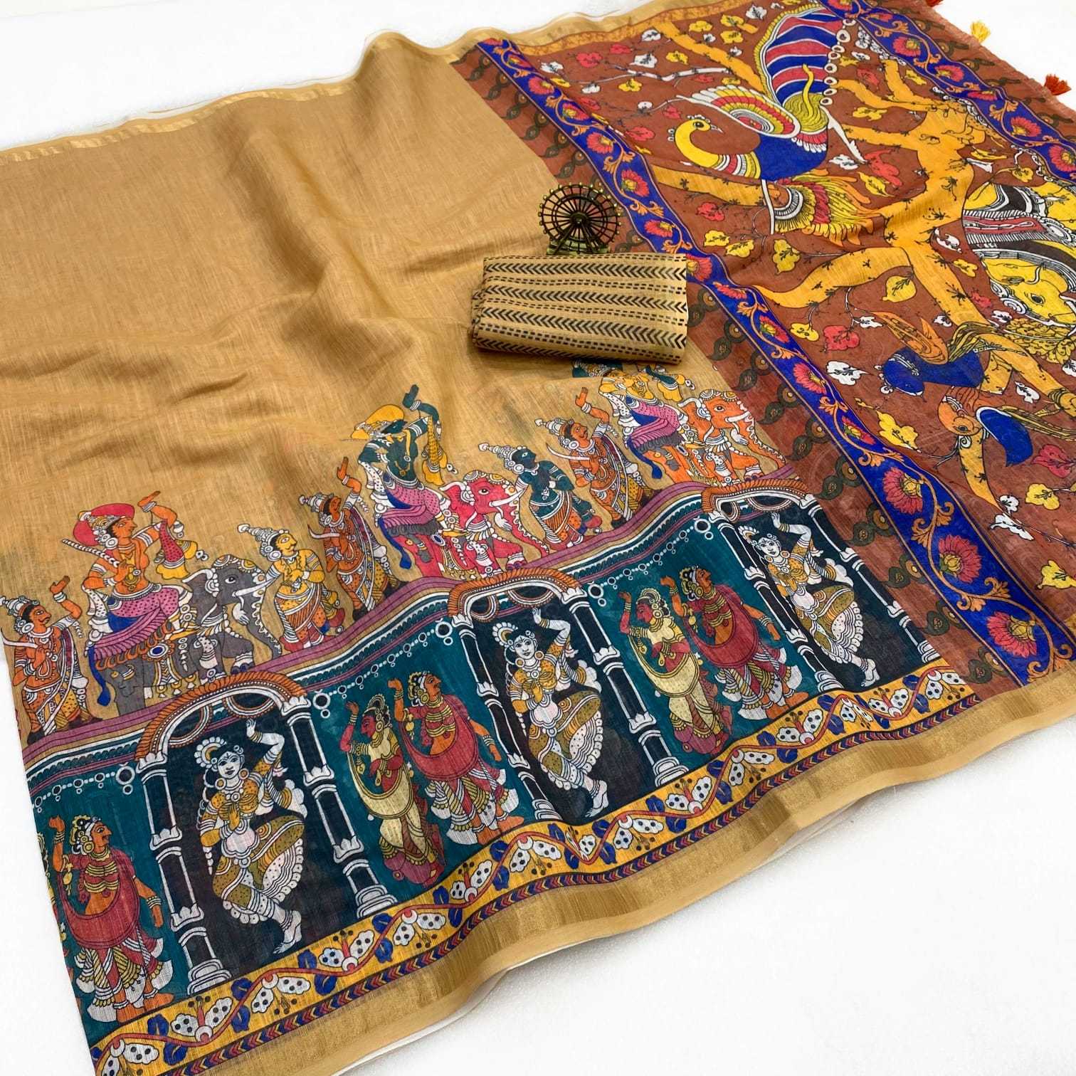 YNF Wholesale Linen Designer Sarees KESH207 Ame | Surat Manufacturer