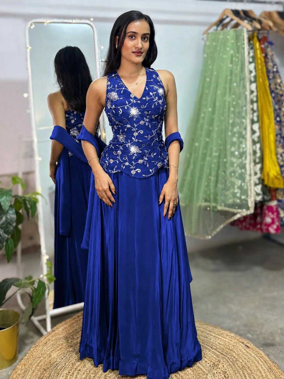 YNF Wholesale Crepe Indo Western Dresses KESH210 VANYA | Surat Manufacturer