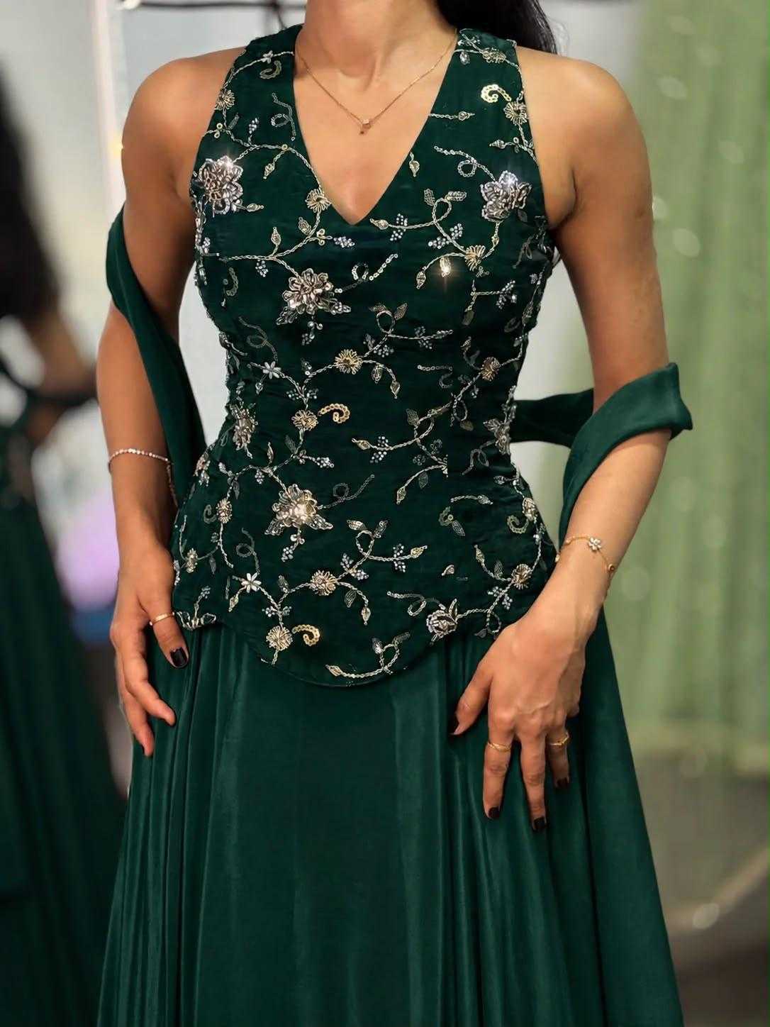 YNF Wholesale Crepe Indo Western Dresses KESH210 VANYA | Surat Manufacturer