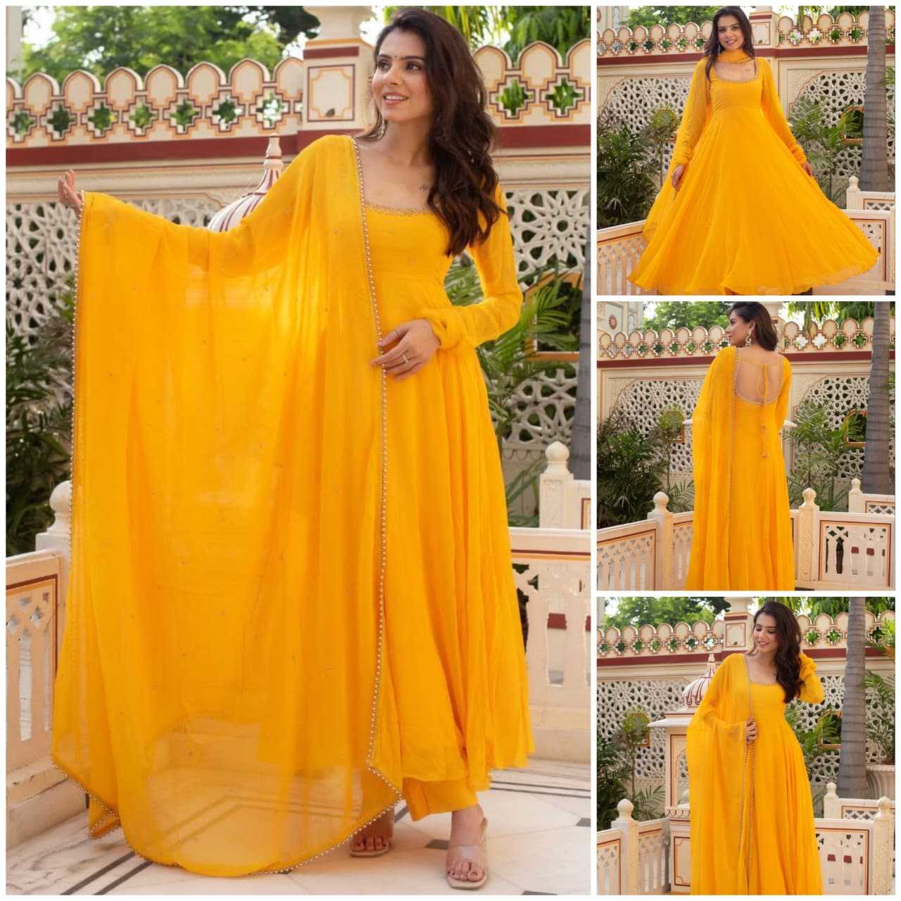 YNF Wholesale Faux Georgette Georgette Suit KESH222 166 | Surat Manufacturer