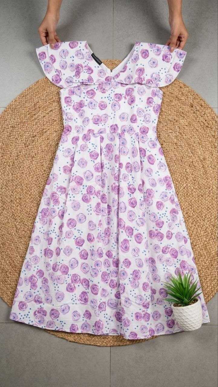 YNF Wholesale Soft Cotton Midi Dresses KESH222 248 | Surat Manufacturer