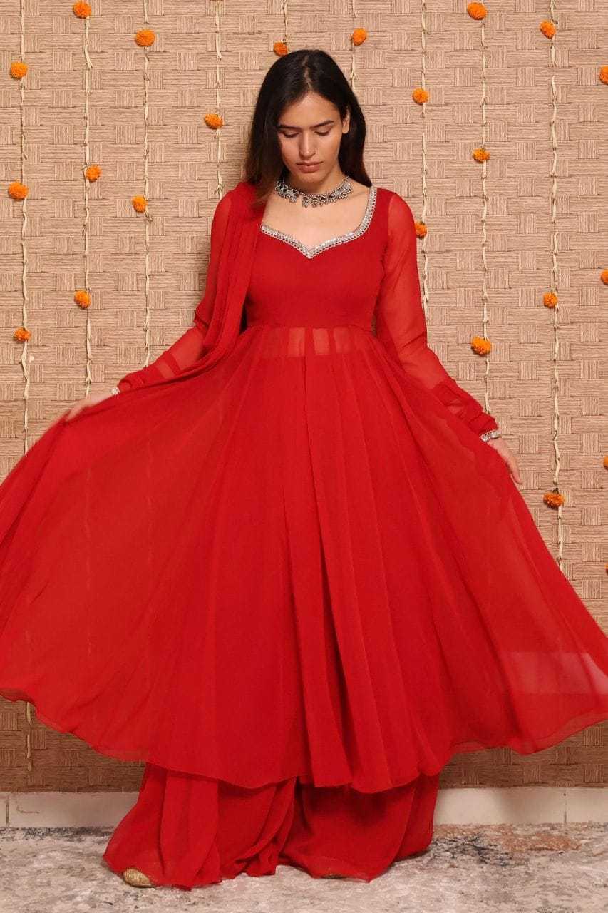 YNF Wholesale Faux Georgette Palazzo Suit KESH222 281 | Surat Manufacturer