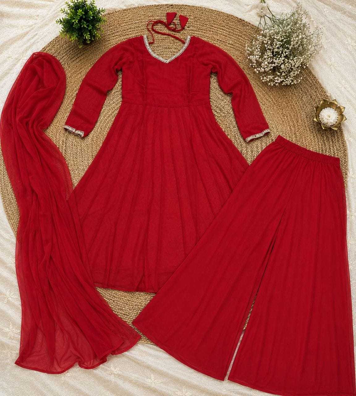 YNF Wholesale Faux Georgette Palazzo Suit KESH222 281 | Surat Manufacturer