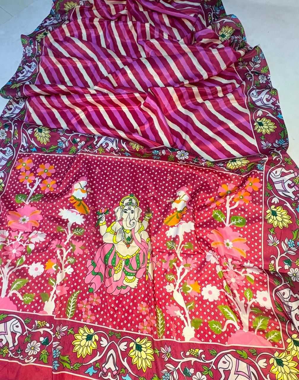 YNF Wholesale Soft Silk Fancy Sarees KESH419 Bappa | Surat Manufacturer