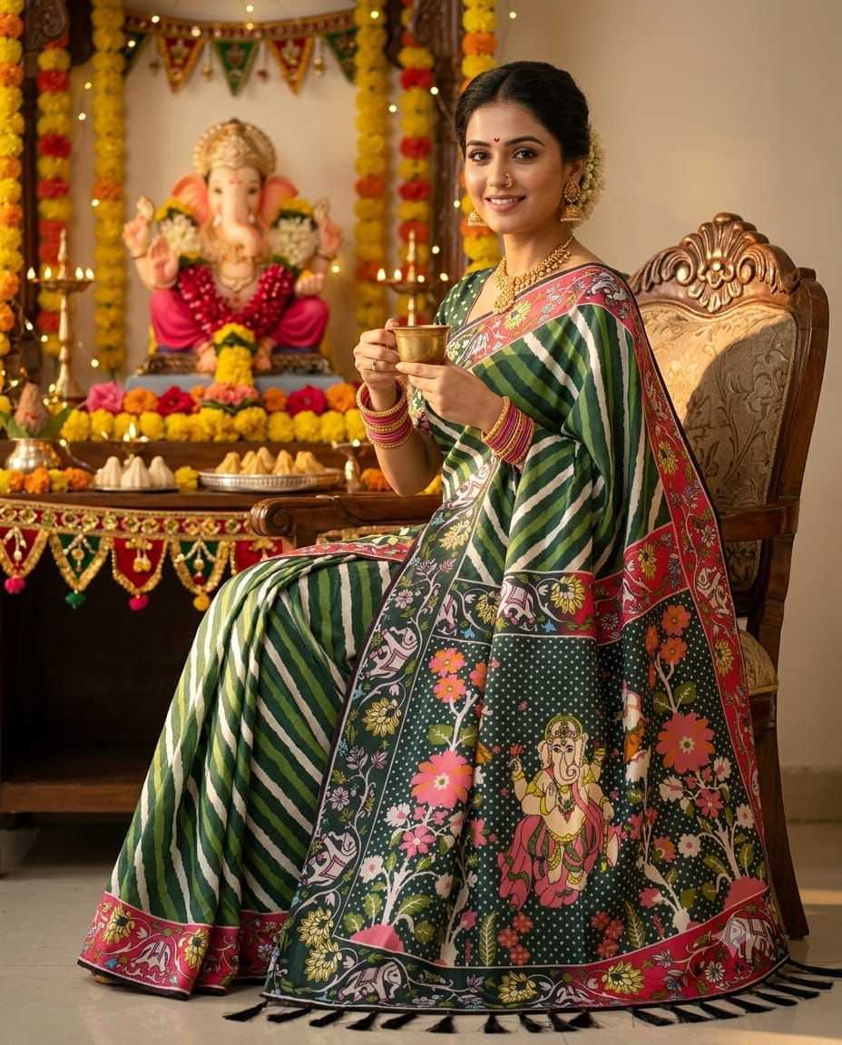 YNF Wholesale Soft Silk Fancy Sarees KESH419 Bappa | Surat Manufacturer
