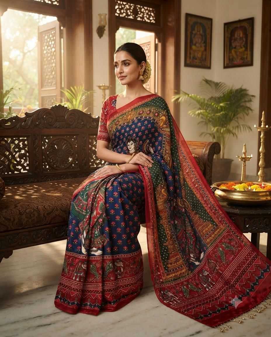 YNF Wholesale Japan Sartin Hand Work Sarees KESH419 FAB | Surat Manufacturer