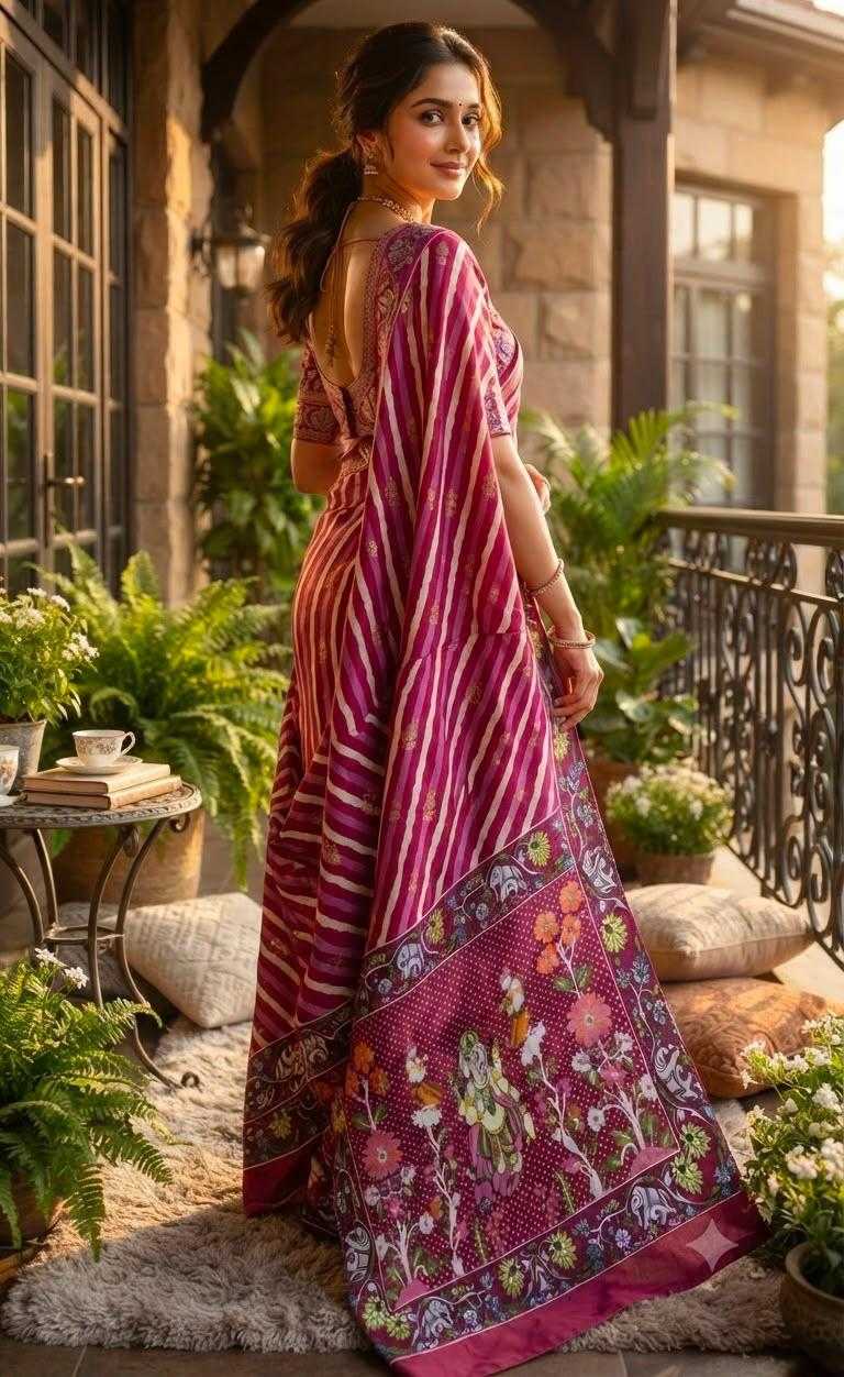 YNF Wholesale Soft Silk Printed Sarees KESH419 Lehriya | Surat Manufacturer