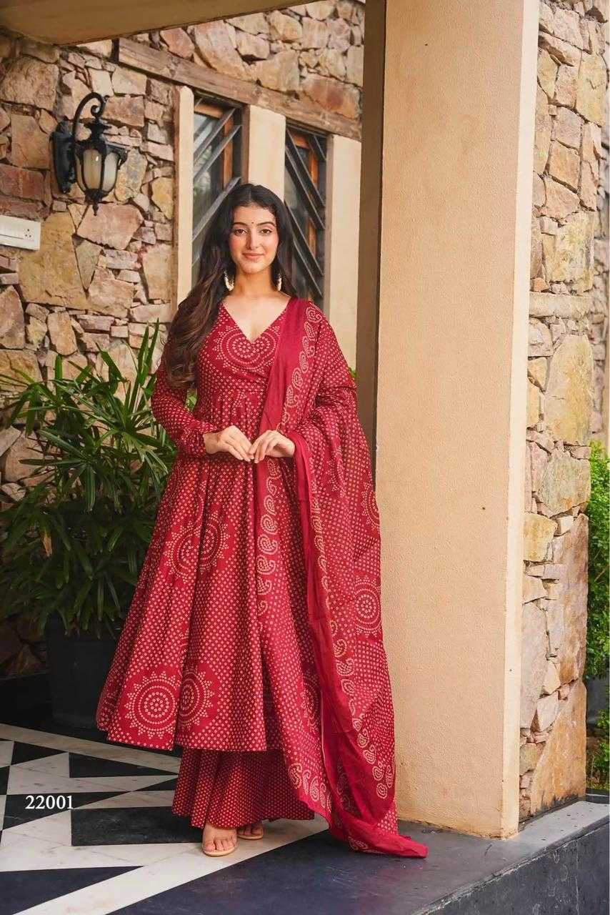 YNF Wholesale Cotton Printed Kurtis KESH448 Barkha | Surat Manufacturer
