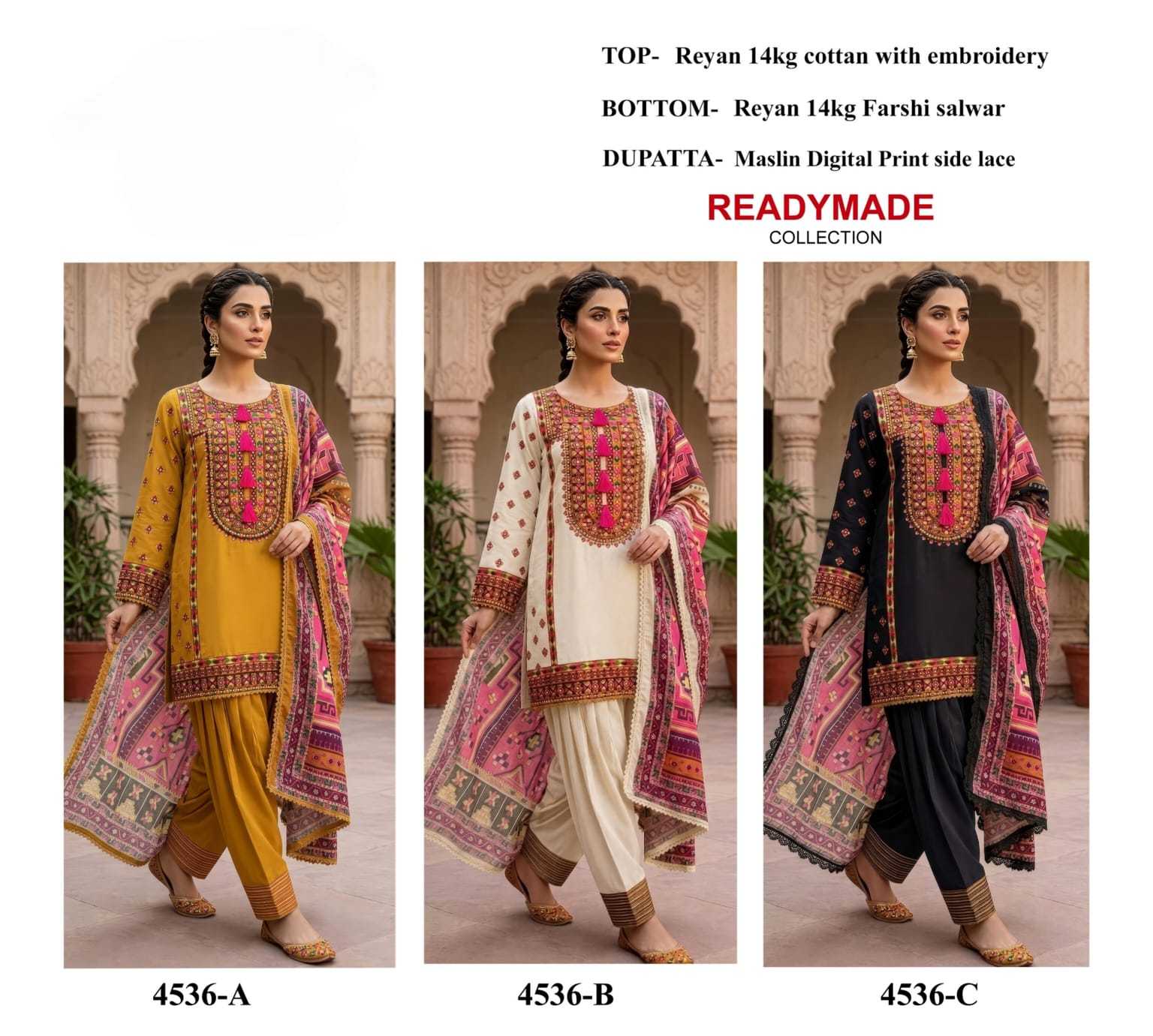 YNF Wholesale Cotton Embroidery Suits KESH448 Bela | Surat Manufacturer