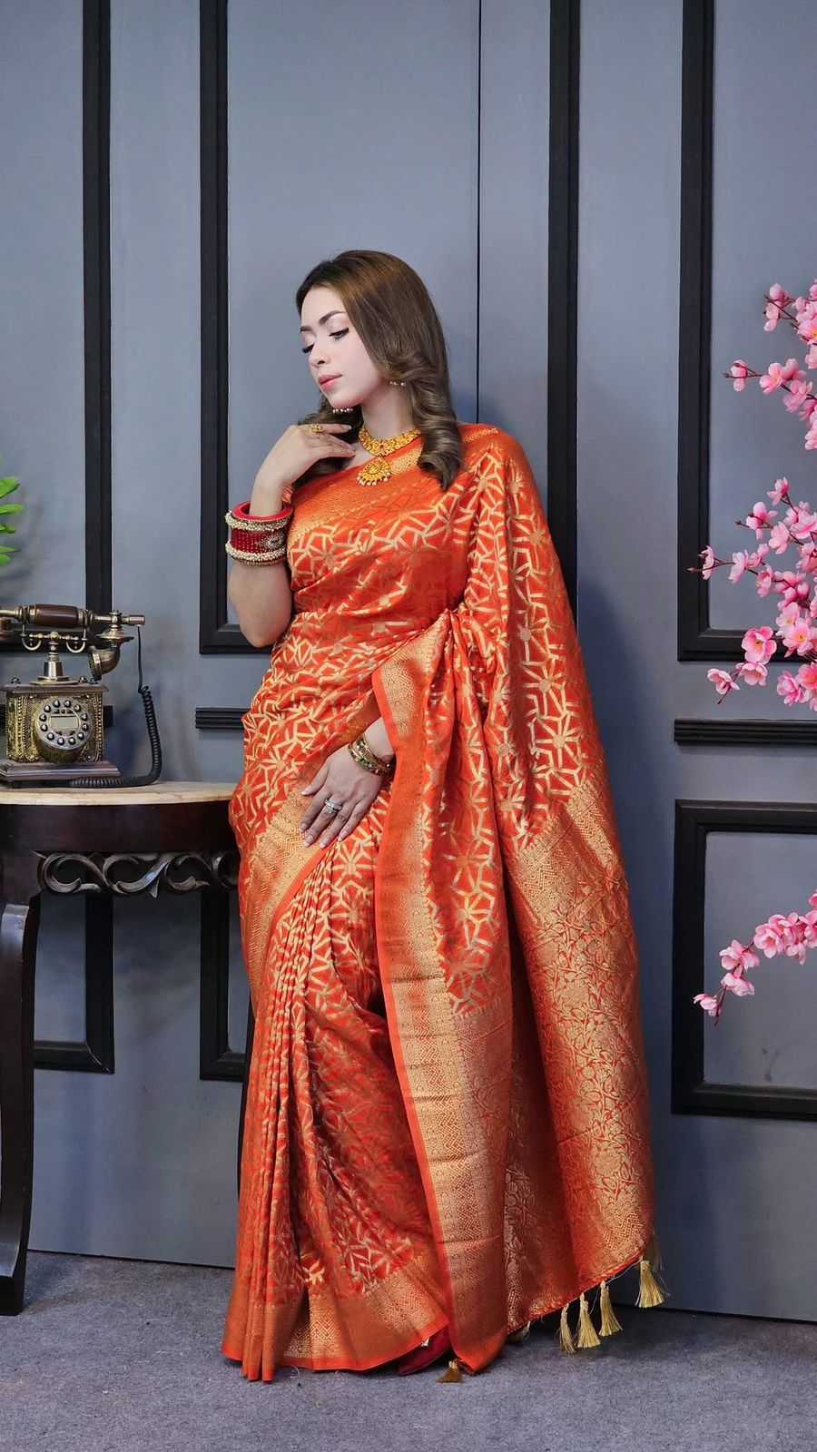 YNF Wholesale Khadi Khadi Silk Sarees KESH484 Chaarvi | Surat Manufacturer
