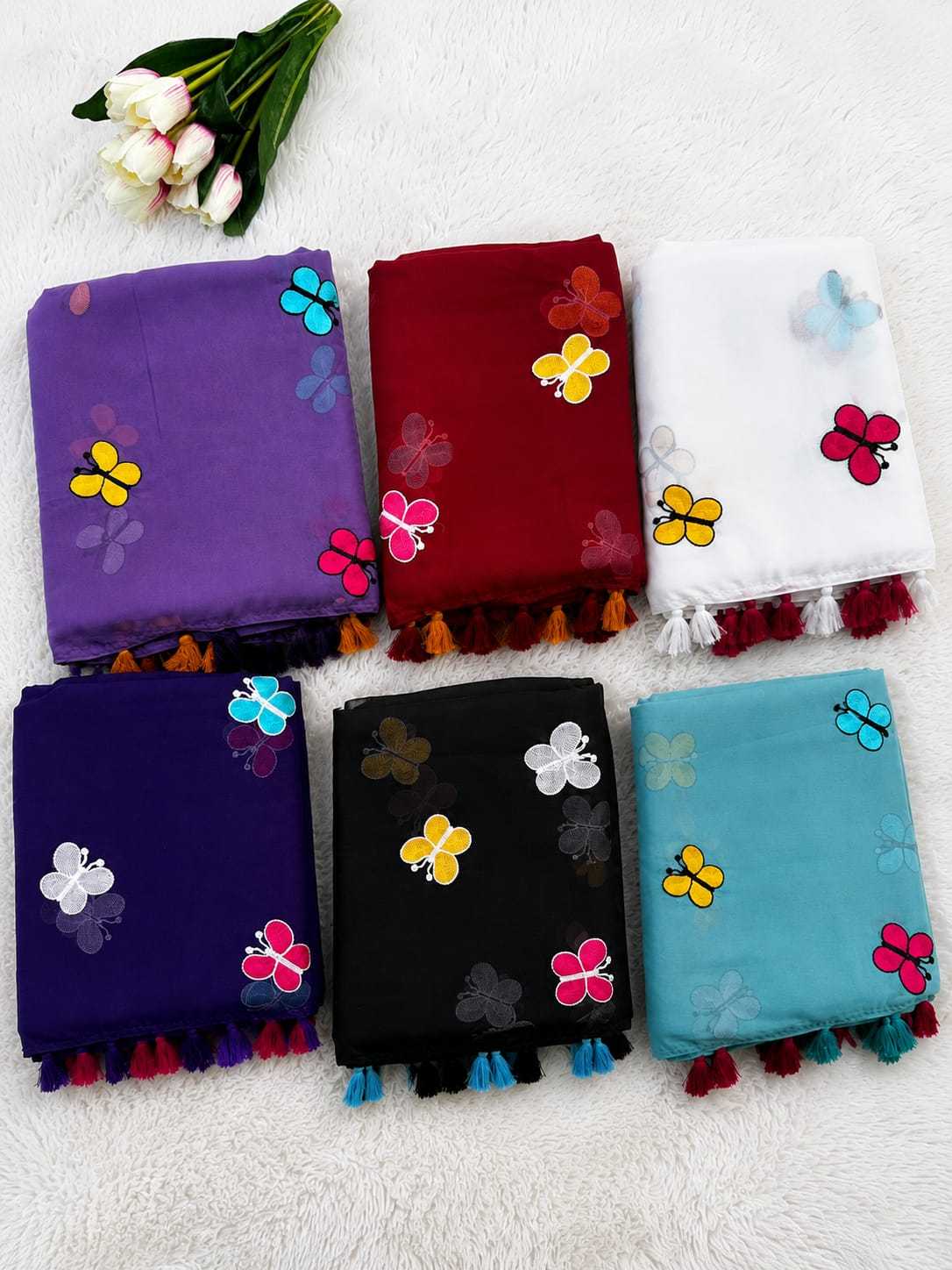 YNF Wholesale Georgette Designer Sarees KESH488 Divisha | Surat Manufacturer
