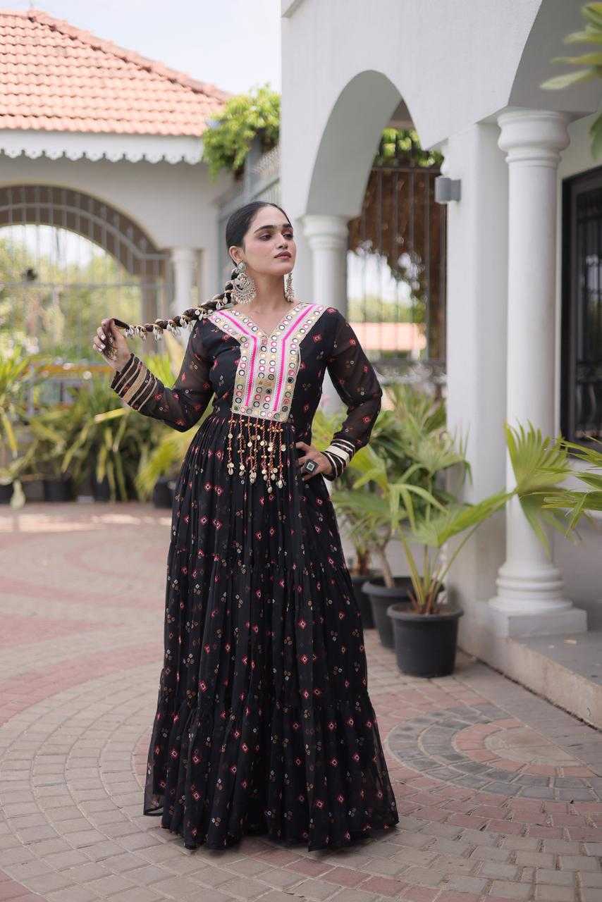 YNF Wholesale Faux Georgette Printed Gowns KESH489 1265 | Surat Manufacturer