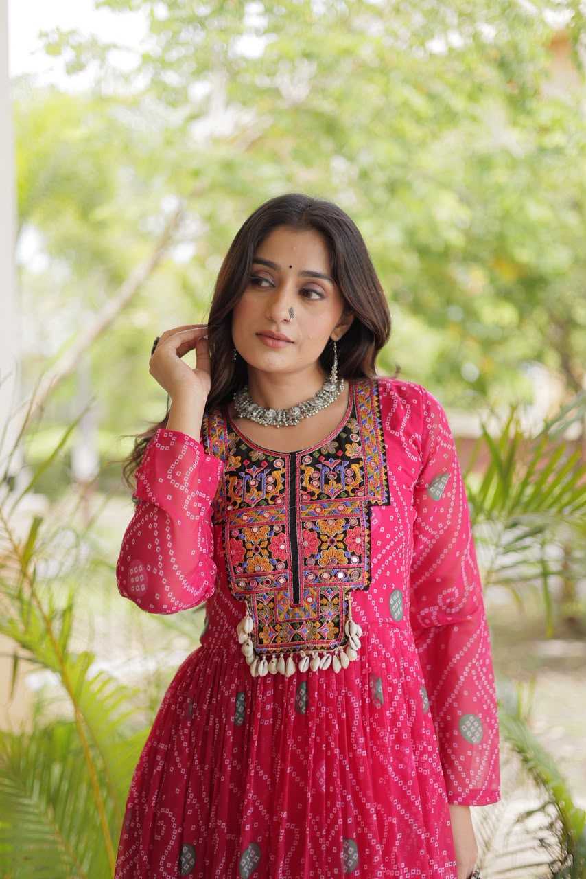 YNF Wholesale Faux Georgette Printed Gowns KESH489 1276 | Surat Manufacturer