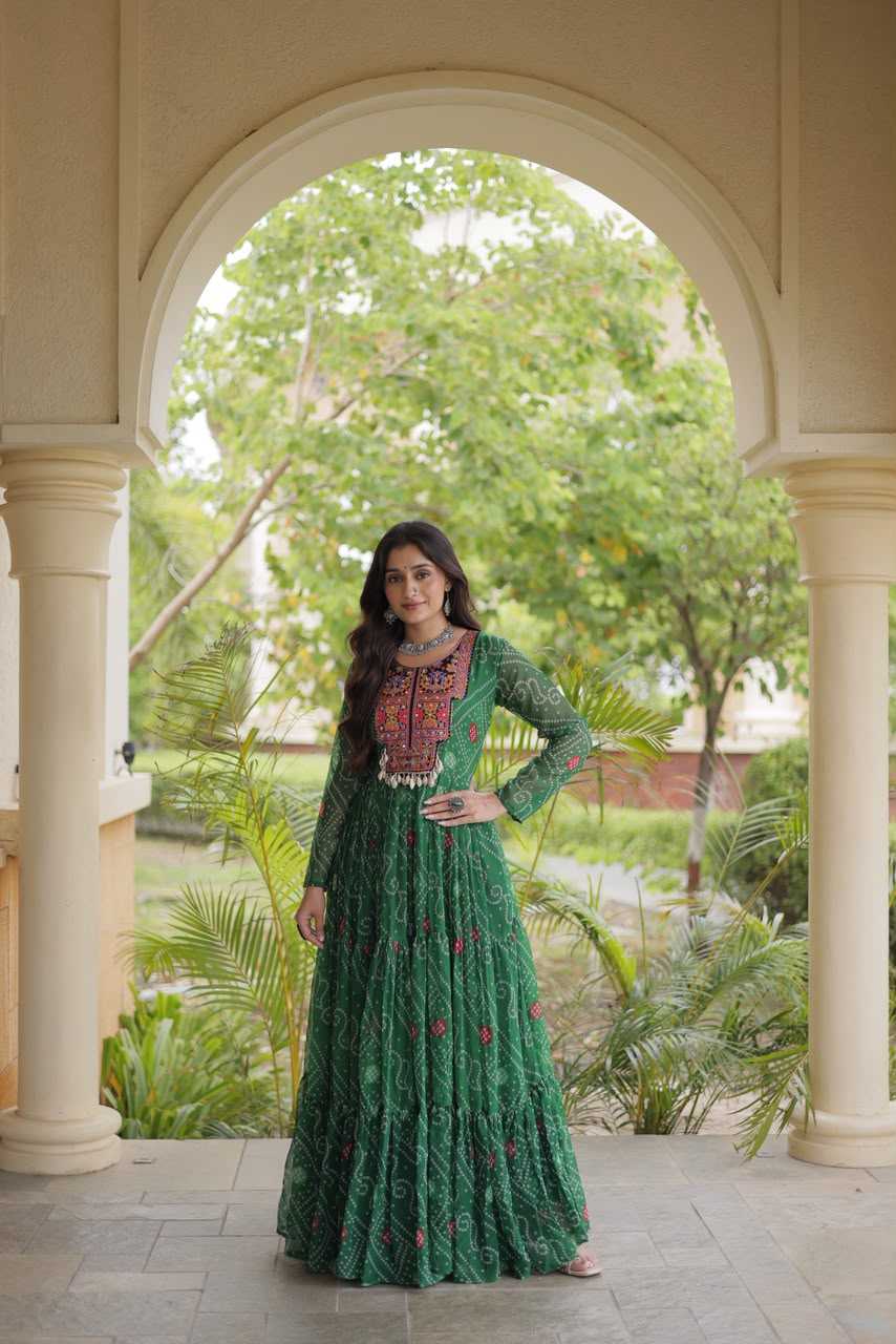YNF Wholesale Faux Georgette Printed Gowns KESH489 1276 | Surat Manufacturer