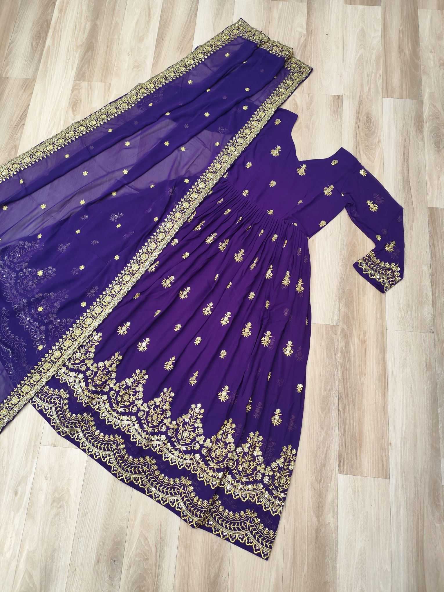 YNF Wholesale Faux Blooming Embroidery Gowns KESH491 9279 | Surat Manufacturer