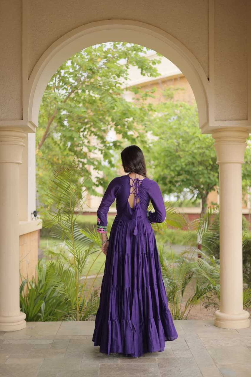 YNF Wholesale Cotton Embroidery Gowns KESH491 9350 | Surat Manufacturer