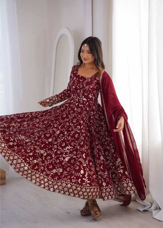 YNF Wholesale Faux Georgette Fancy Gowns KESH499 5024 | Surat Manufacturer