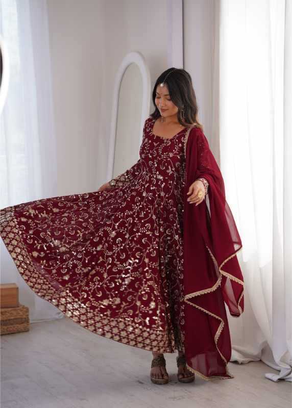 YNF Wholesale Faux Georgette Fancy Gowns KESH499 5024 | Surat Manufacturer