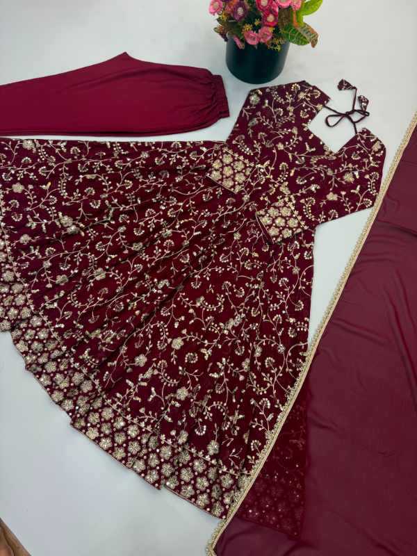 YNF Wholesale Faux Georgette Fancy Gowns KESH499 5024 | Surat Manufacturer