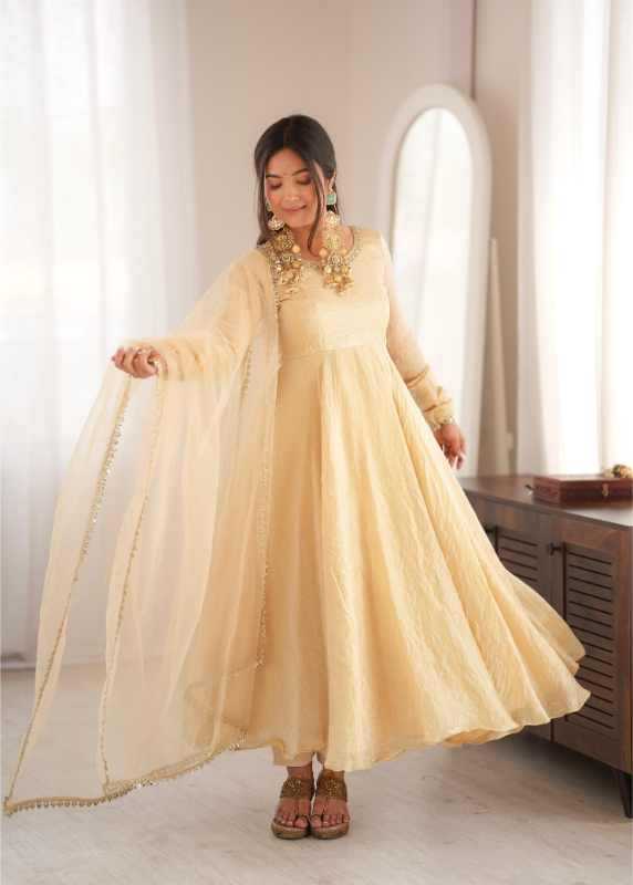 YNF Wholesale Crush Silk Party Gowns KESH499 5355 | Surat Manufacturer