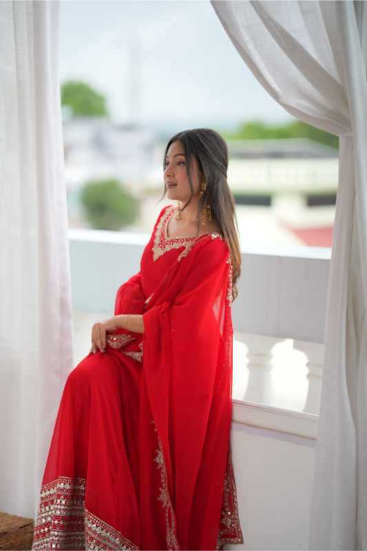 YNF Wholesale Georgette Embroidery Gowns KESH499 549 | Surat Manufacturer