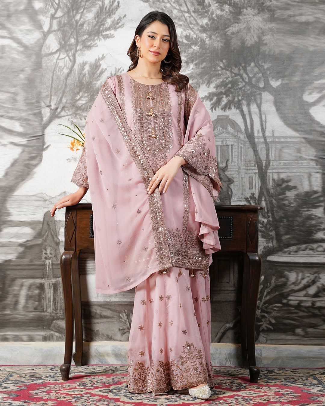 YNF Wholesale FENDY Embroidery Suits KESH499 890 | Surat Manufacturer